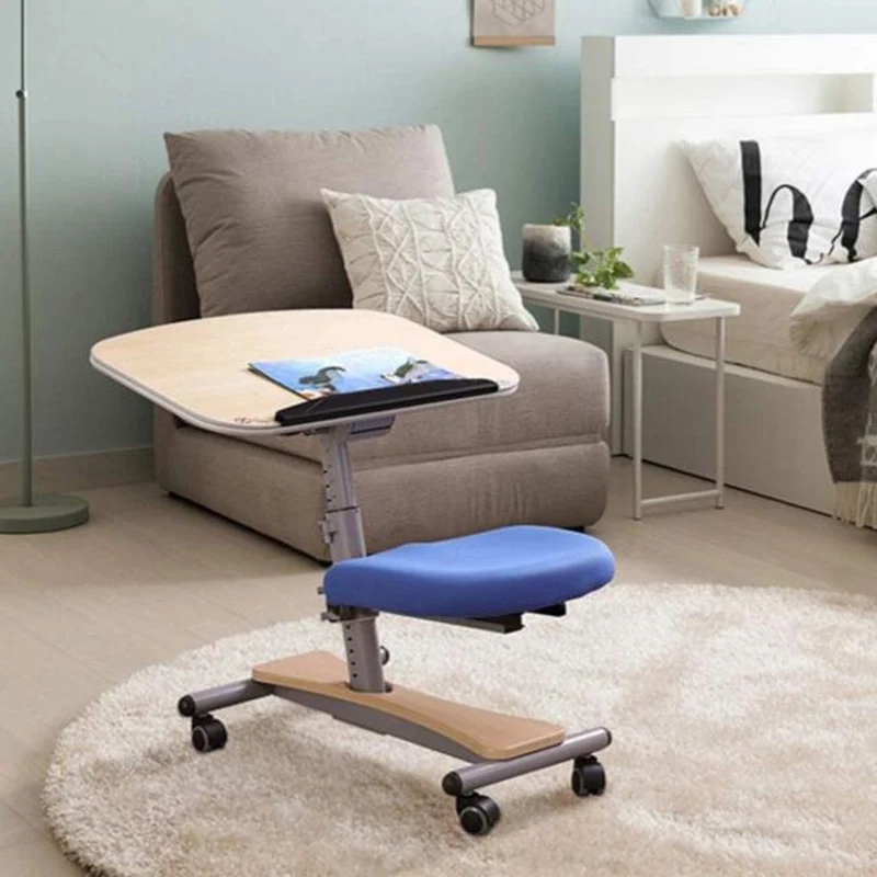 Table d'étude mobile et réglable pour enfants, poste de travail mobile pour adultes