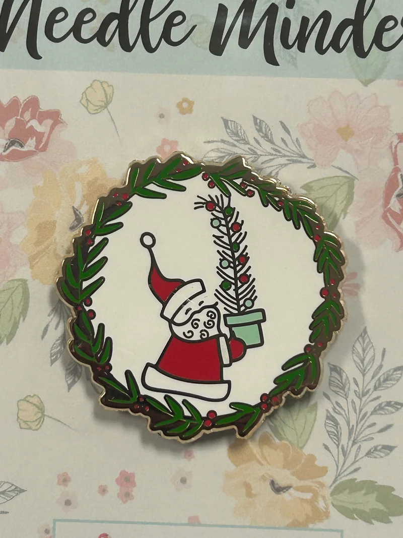 Vintage Santa Needle Minder