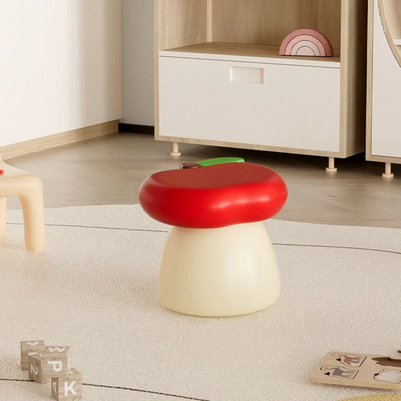 Contemporary Creative Resin Apple Seat Decorative Low Stool For Entryway & Living Room